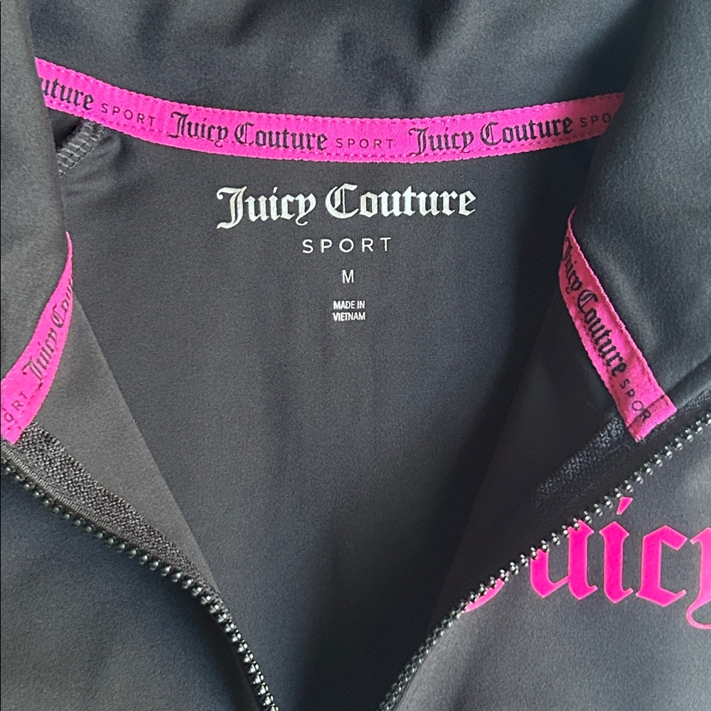 *SOLD* 🎀 Contrast Piped Collared Track Jacket Juicy Couture Medium NWT - Picture 3 of 9